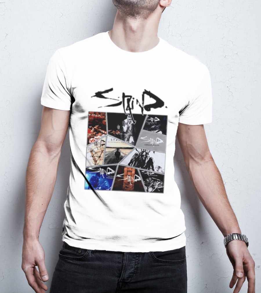 Staind Album Covers Collection Alternative Metal Band T-Shirt
