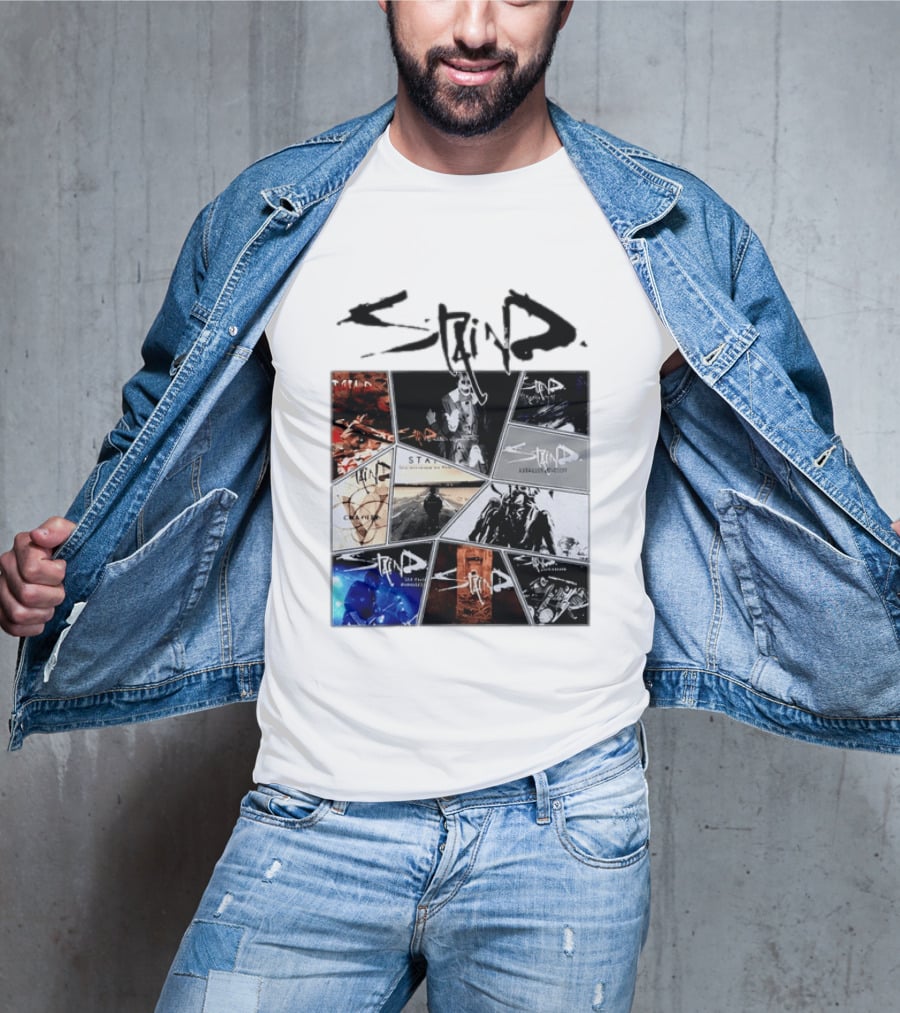 Staind Album Covers Collection Alternative Metal Band T-Shirt
