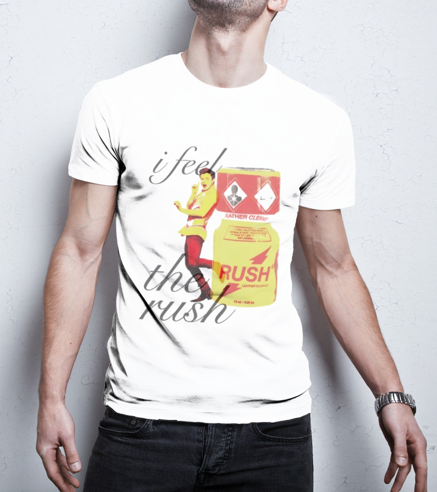 I Feel The Rush Leather Cleaner Chris Colfer T-Shirt