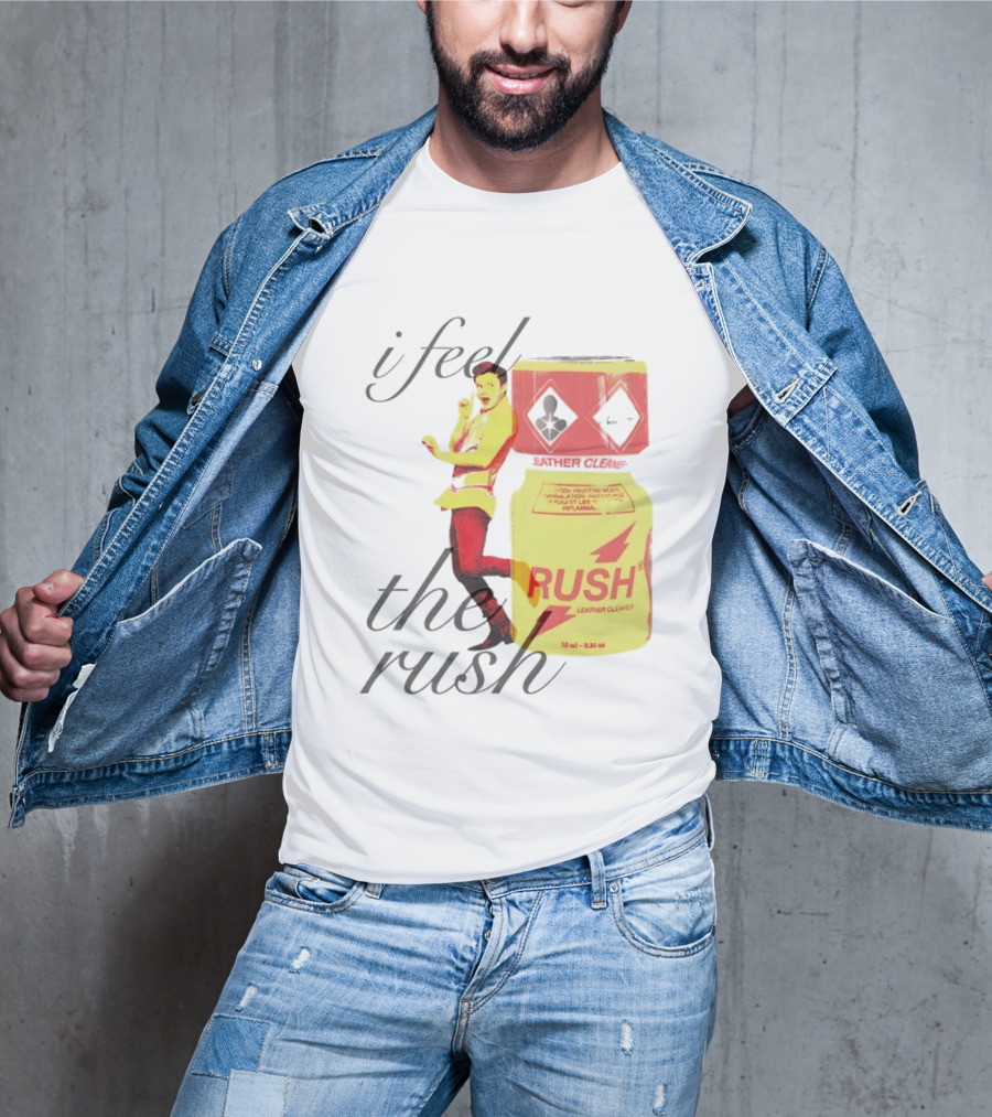 I Feel The Rush Leather Cleaner Chris Colfer T-Shirt