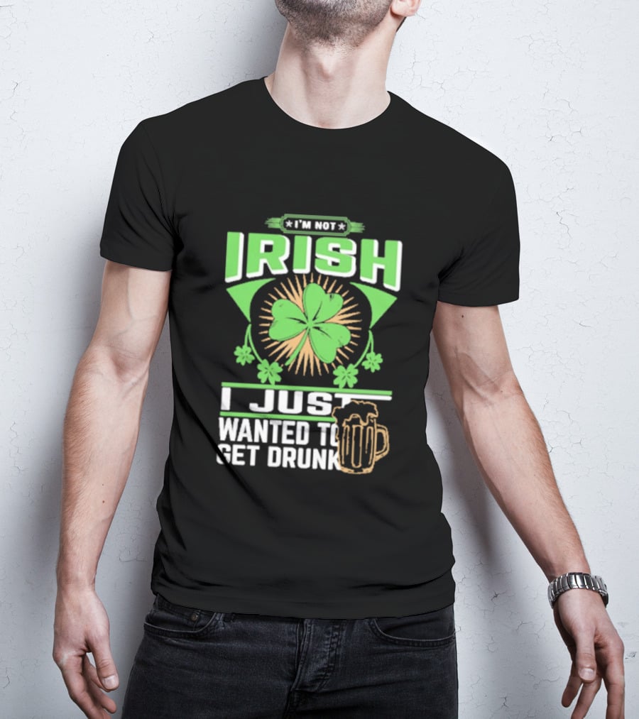 I'm Not Irish Shamrock Beer St. Patrick's Day Celebration T-Shirt
