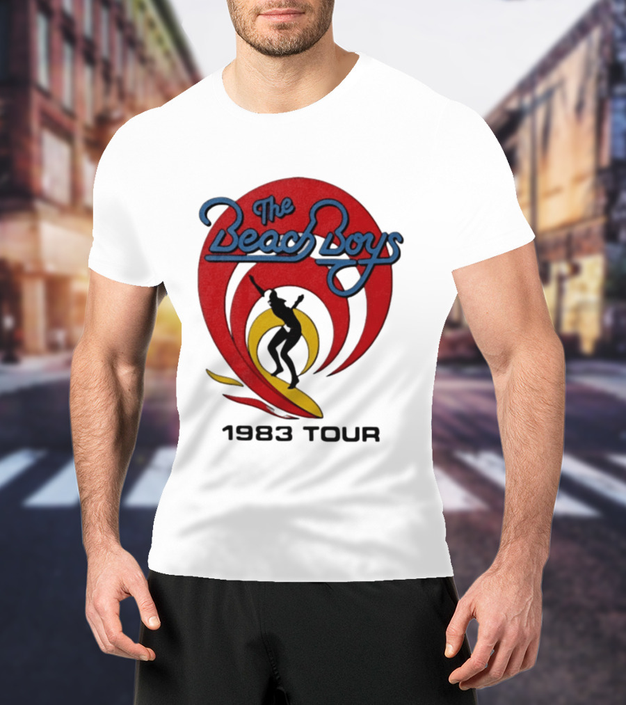 The Beach Boys 1983 Tour Vintage Surf Iconic Music Event T-Shirt