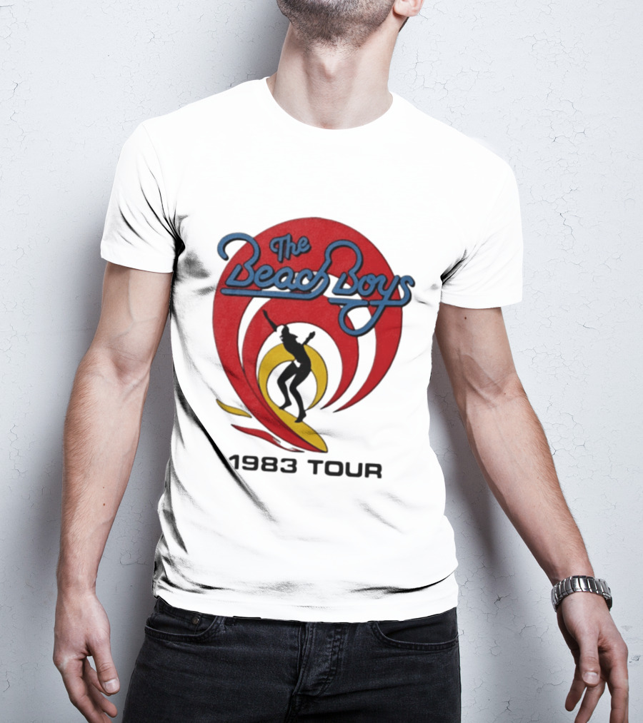 The Beach Boys 1983 Tour Vintage Surf Iconic Music Event T-Shirt