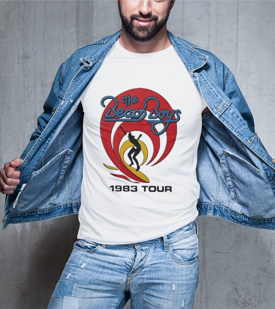 The Beach Boys 1983 Tour Vintage Surf Iconic Music Event T-Shirt