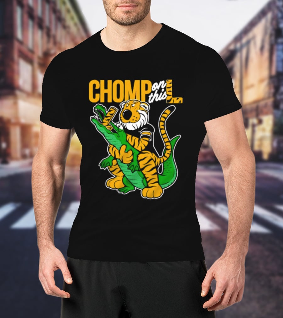 Chomp On This L Mizzou Tigers Beat Gators T-Shirt