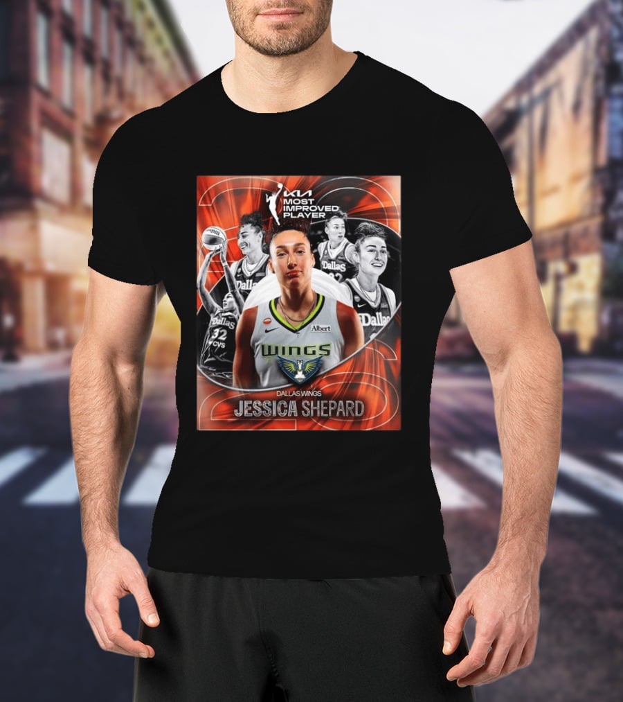WNBA Most Improved Player 2023 Dallas Wings Jessica Shepard T-Shirt