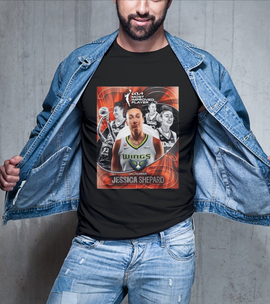 WNBA Most Improved Player 2023 Dallas Wings Jessica Shepard T-Shirt