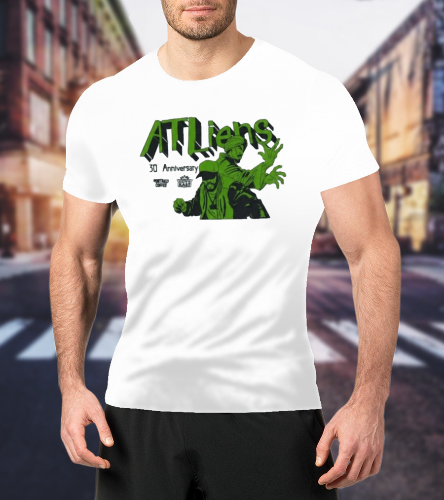 Outkast ATLiens 30th Anniversary Portaely Coffee Hip Hop Legends 90s Rap T-Shirt
