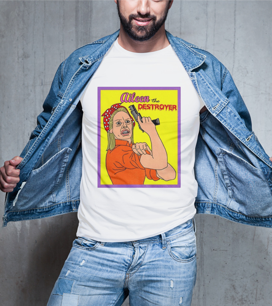 Aileen The Destroyer Halloween Horror Rosie Riveter T-Shirt