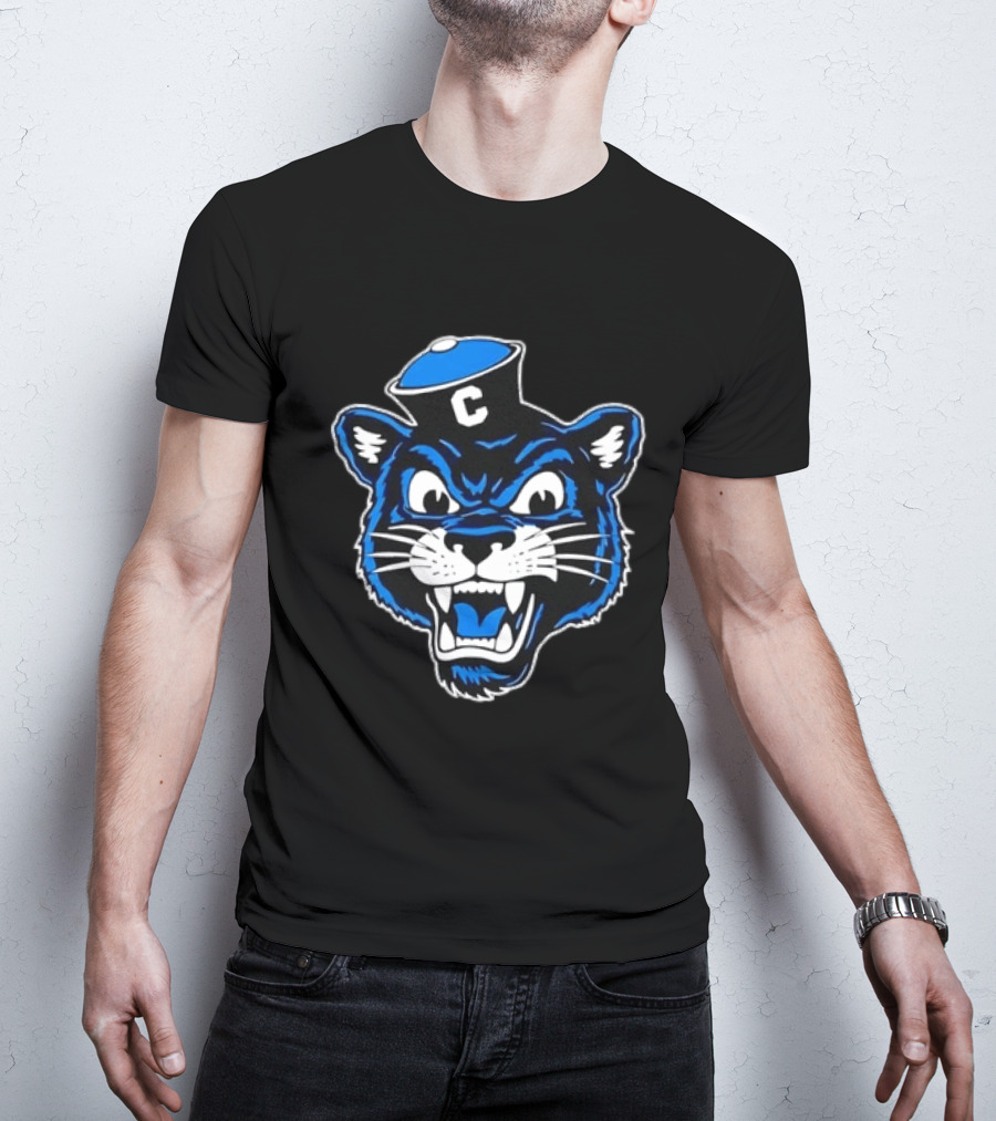 Columbia University Blue Panther Head T-Shirt
