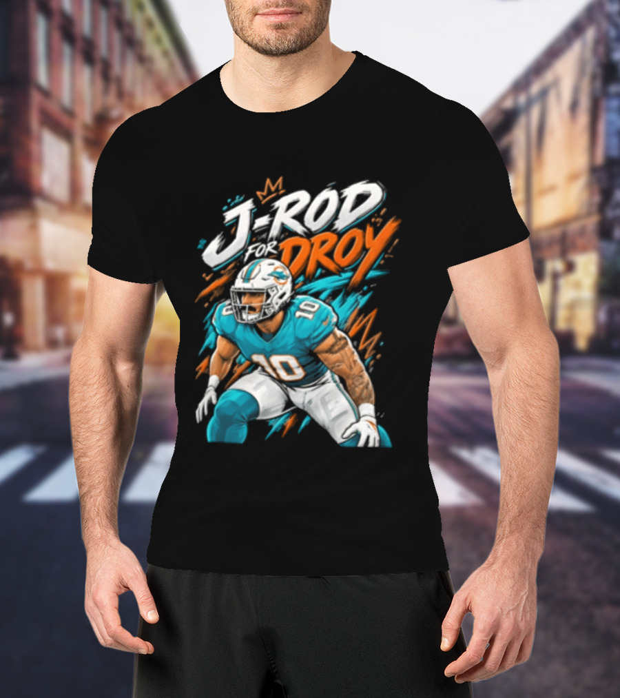 Miami Dolphins J Rod Droy Tyreek Hill Fan T-Shirt