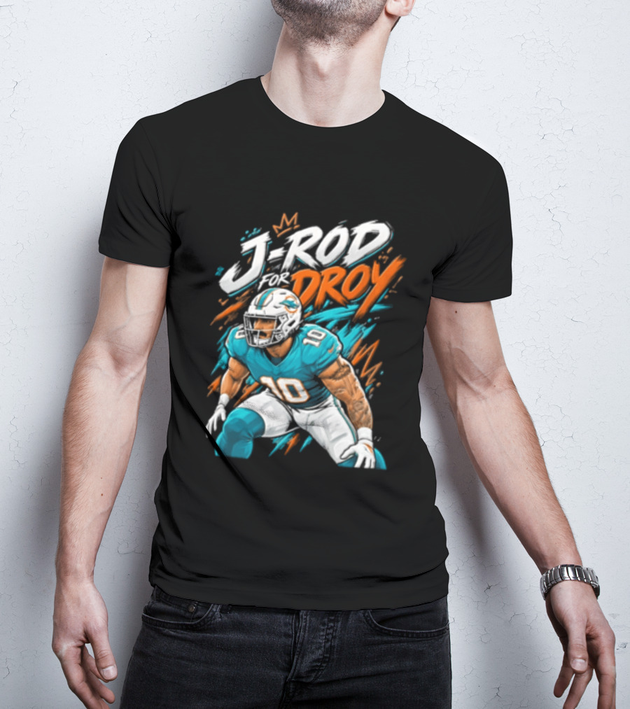 Miami Dolphins J Rod Droy Tyreek Hill Fan T-Shirt