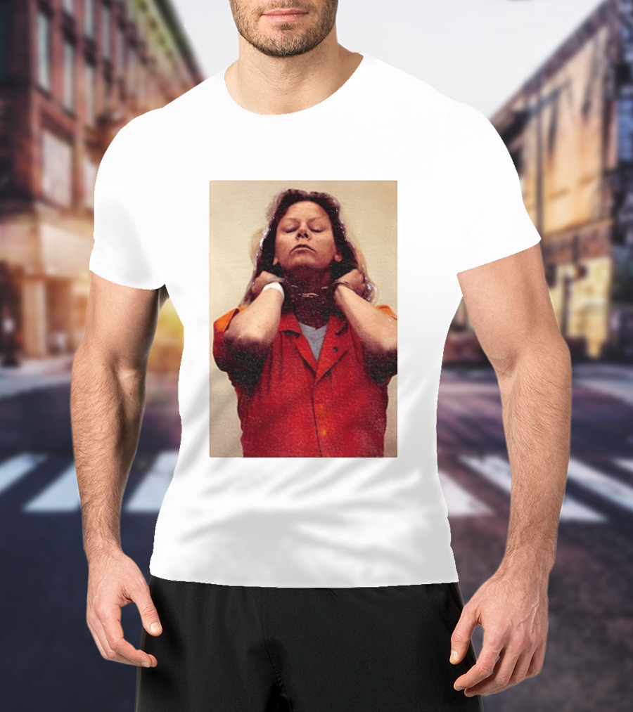 Aileen Wuornos True Crime Iconic Orange Jumpsuit Political T-Shirt