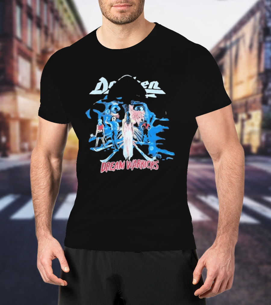 Dokken Dream Warriors A Nightmare On Elm Street Horror Music Collaboration T-Shirt