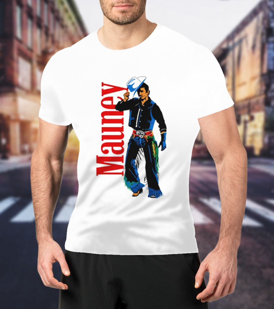 JB Mauney Bull Rider Cowboy Style Western T-Shirt
