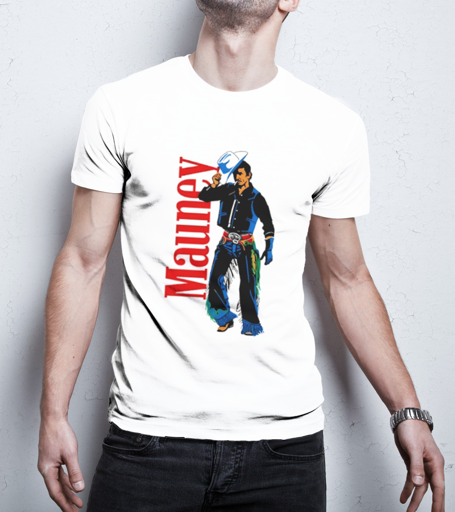JB Mauney Bull Rider Cowboy Style Western T-Shirt