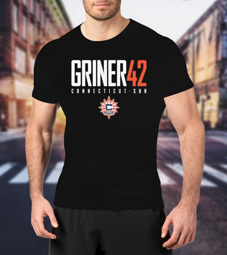 Griner 42 Connecticut Sun WNBA Basketball T-Shirt