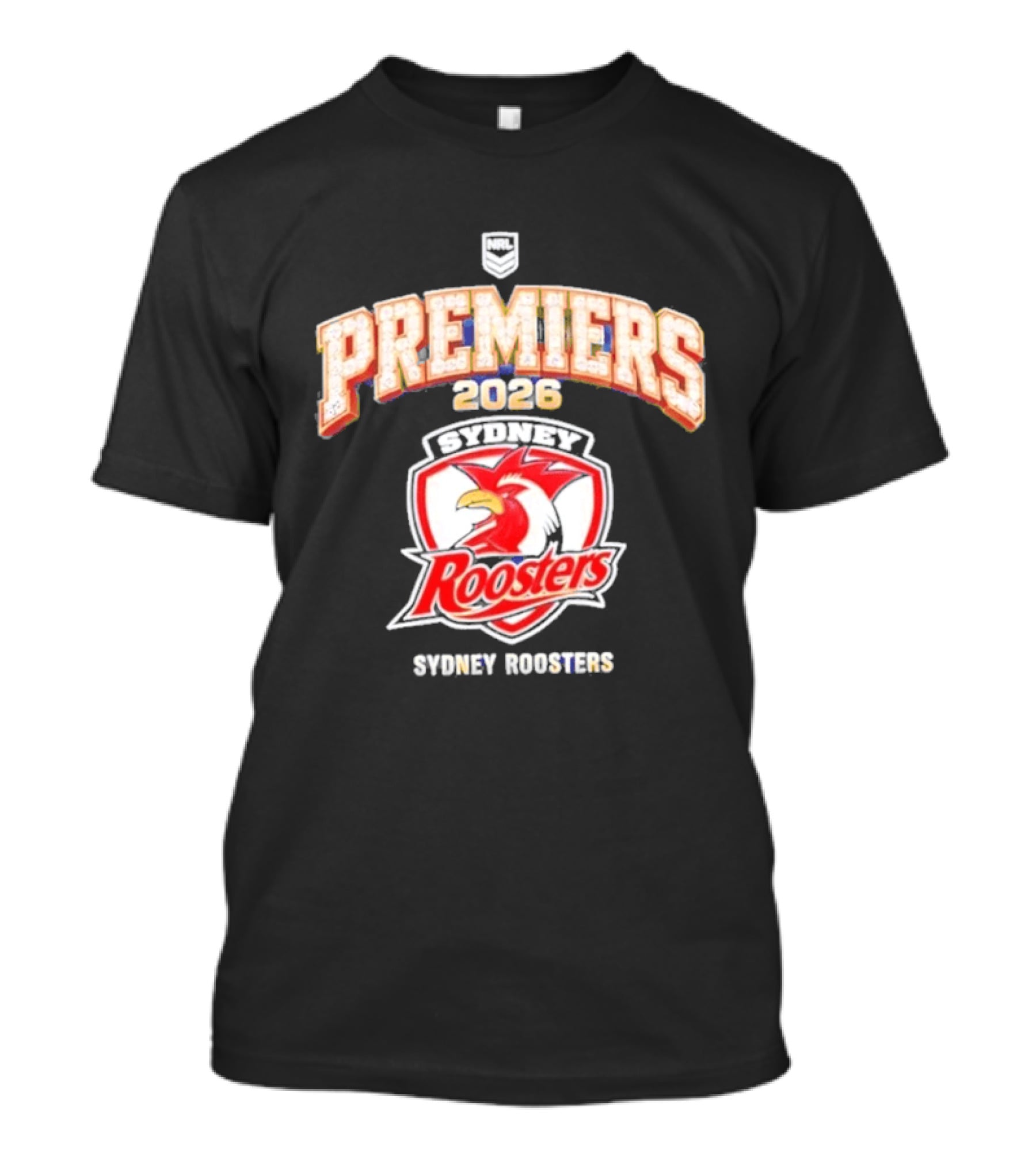 Sydney Roosters 2026 NRL Premiers Rugby Champions T-Shirt