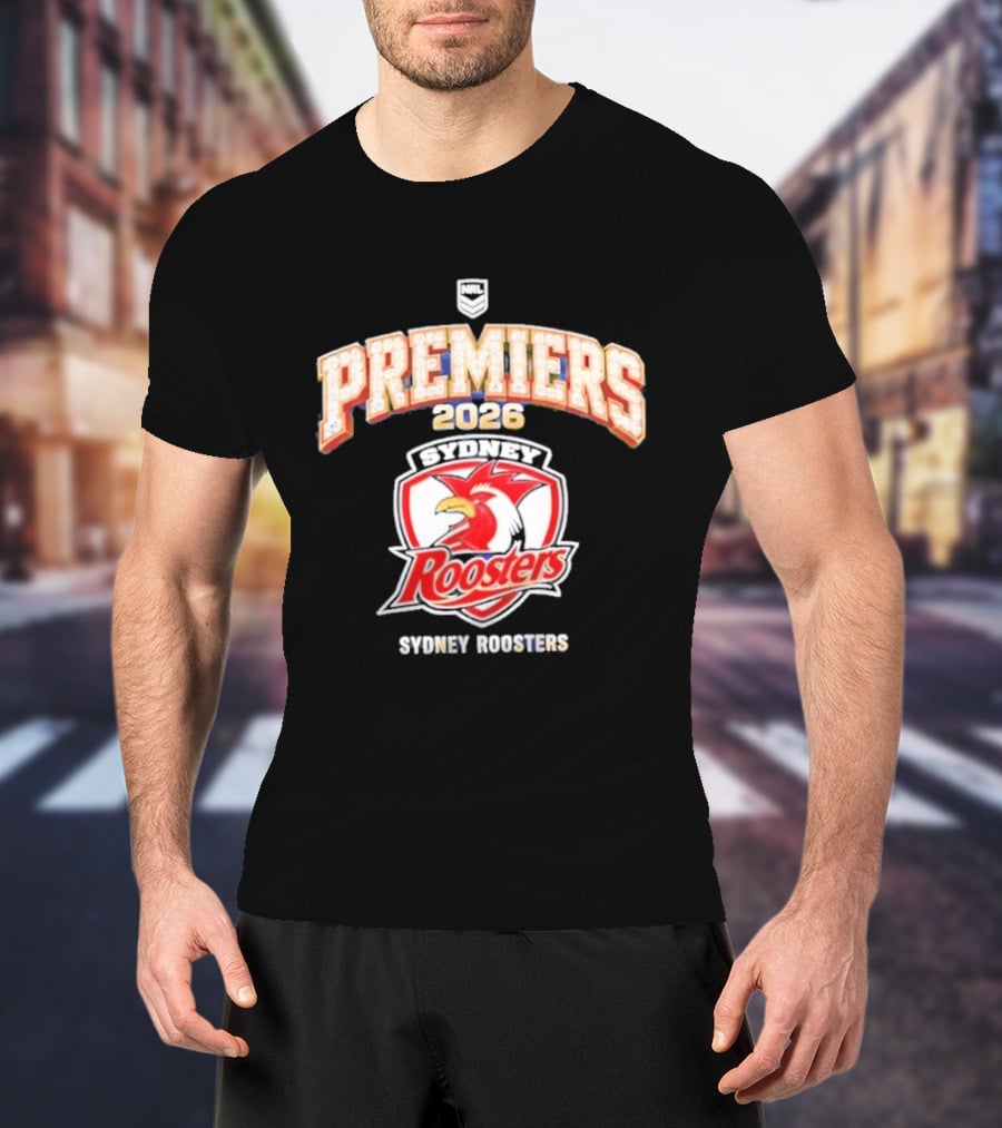 Sydney Roosters 2026 NRL Premiers Rugby Champions T-Shirt
