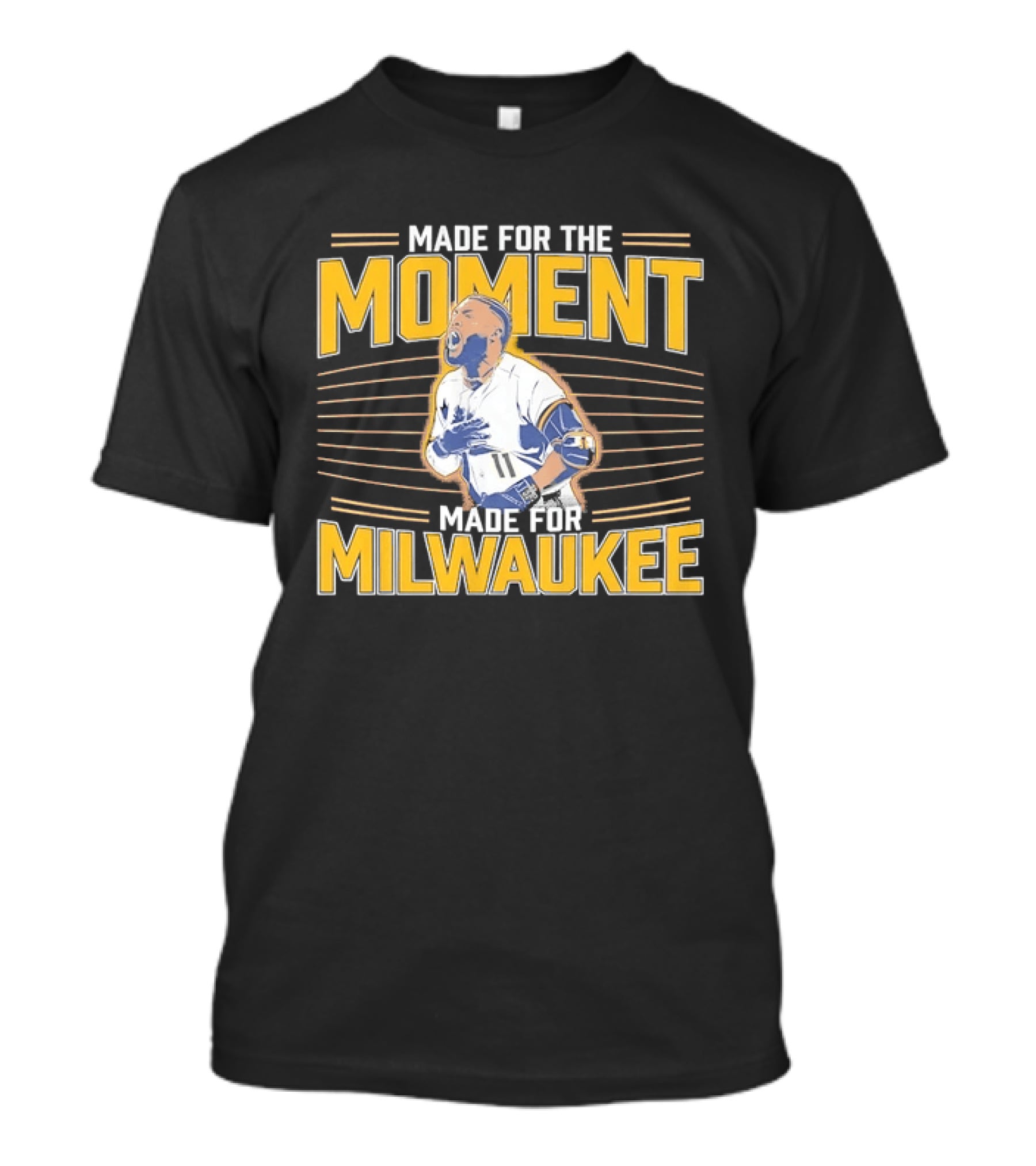 Jackson Chourio Made For The Moment Milwaukee Brewers MLB Made For Milwaukee T-Shirt