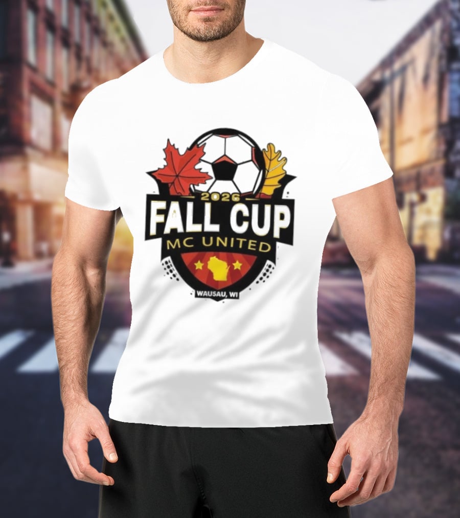 2026 Fall Cup MC United Soccer Tournament Leaves And Stars T-Shirt