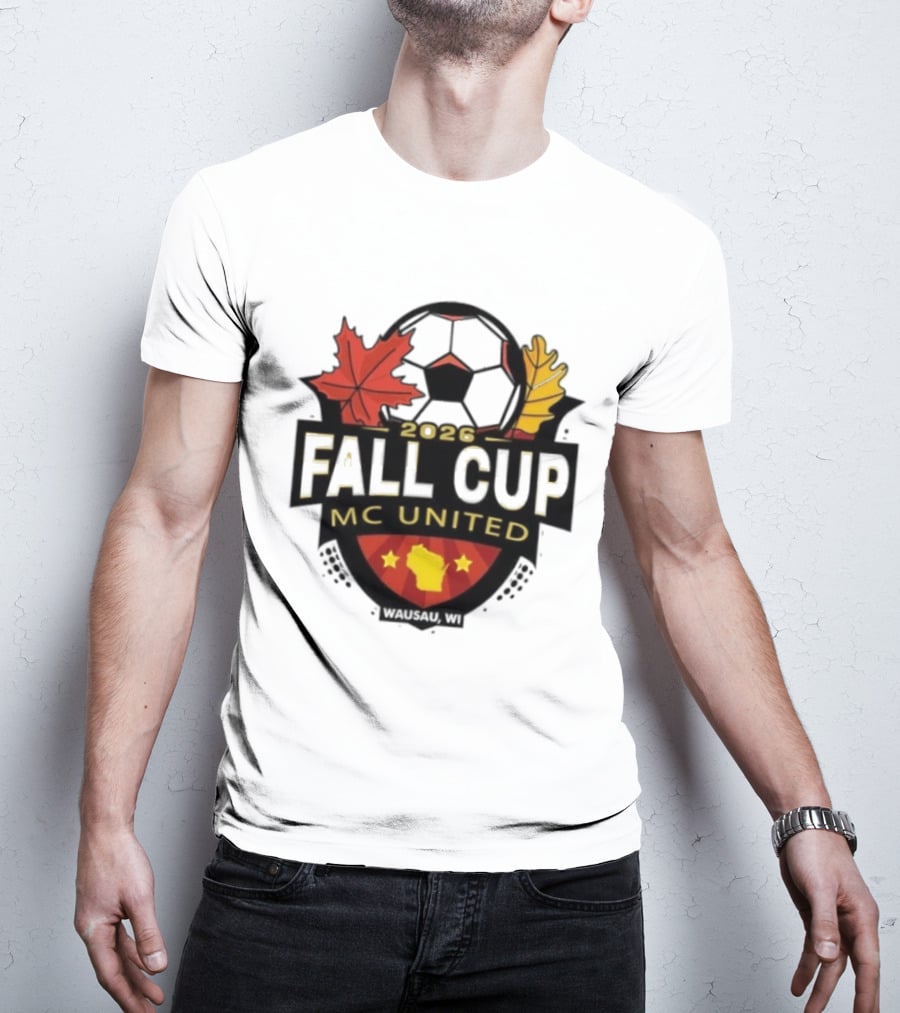 2026 Fall Cup MC United Soccer Tournament Leaves And Stars T-Shirt