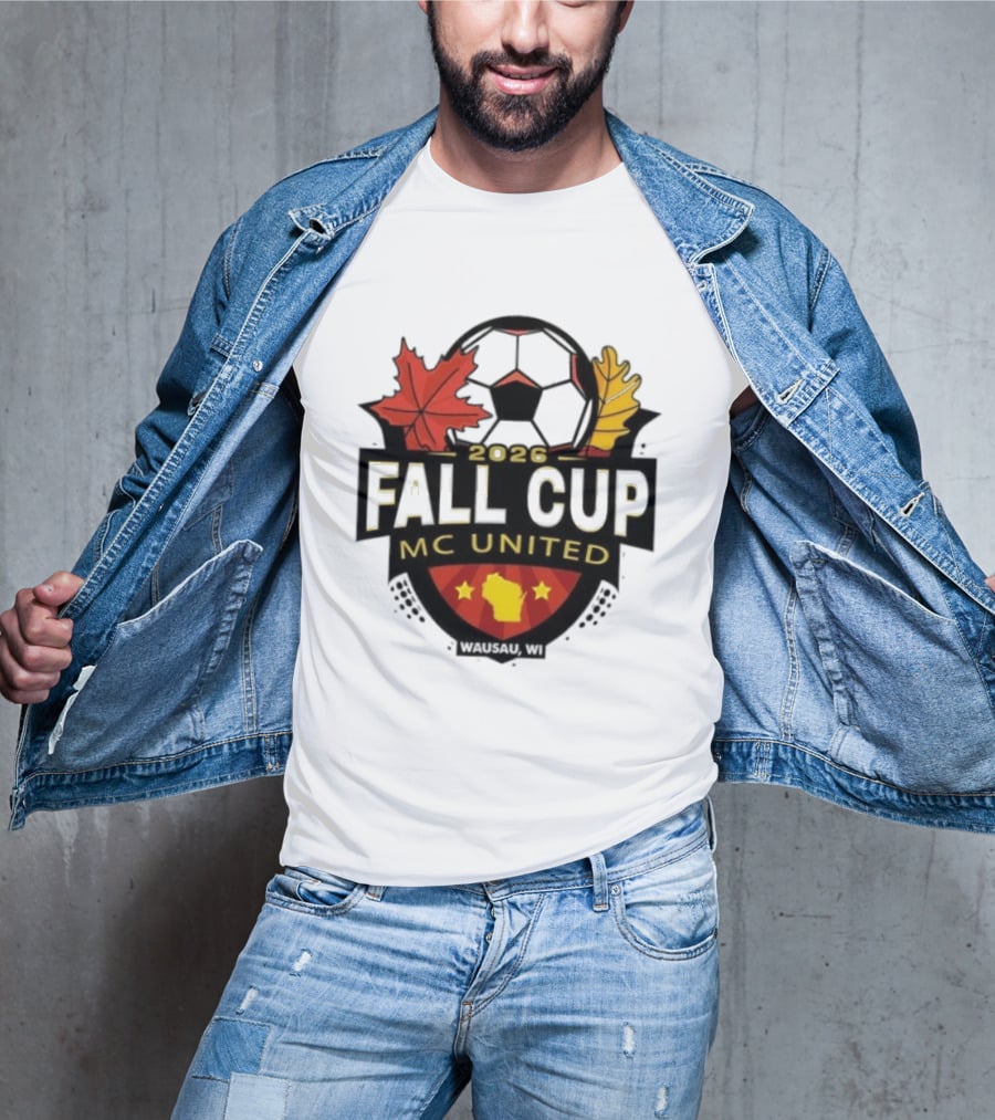 2026 Fall Cup MC United Soccer Tournament Leaves And Stars T-Shirt