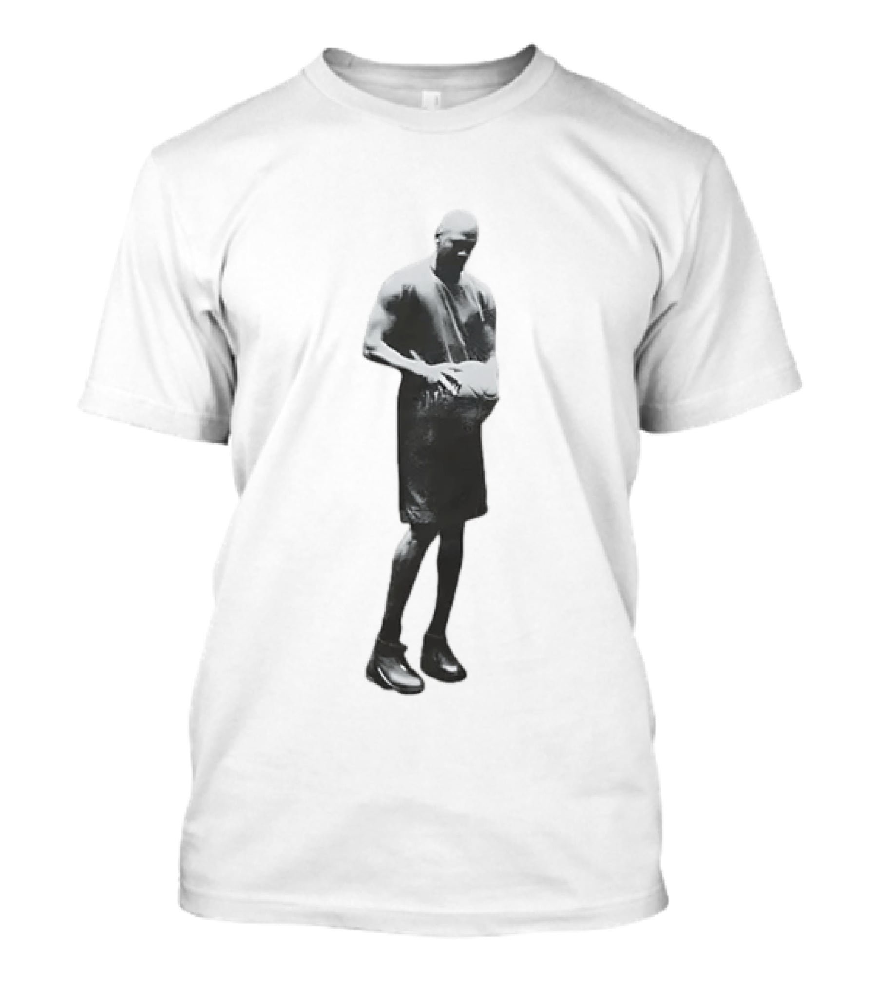 Michael Jordan Jumpman Chicago Bulls Statue T-Shirt