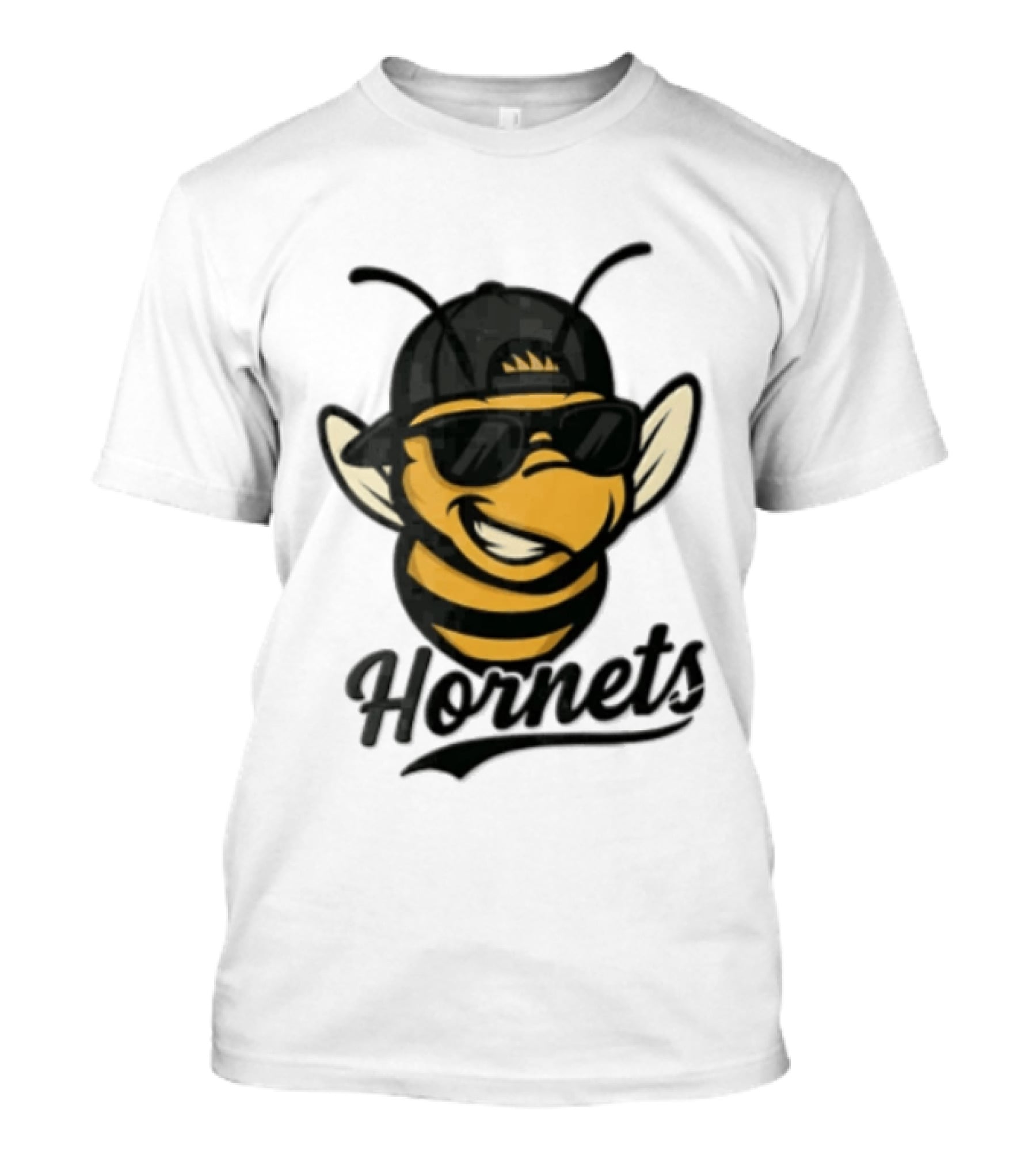 Charlotte Hornets Bee Wearing Sunglasses And Cap T-Shirt