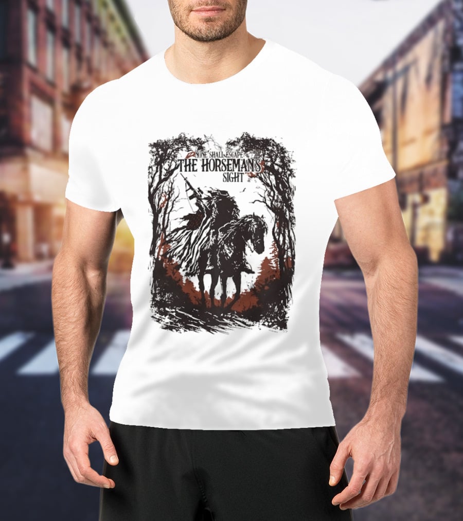 None Shall Escape The Horseman's Sight T-Shirt