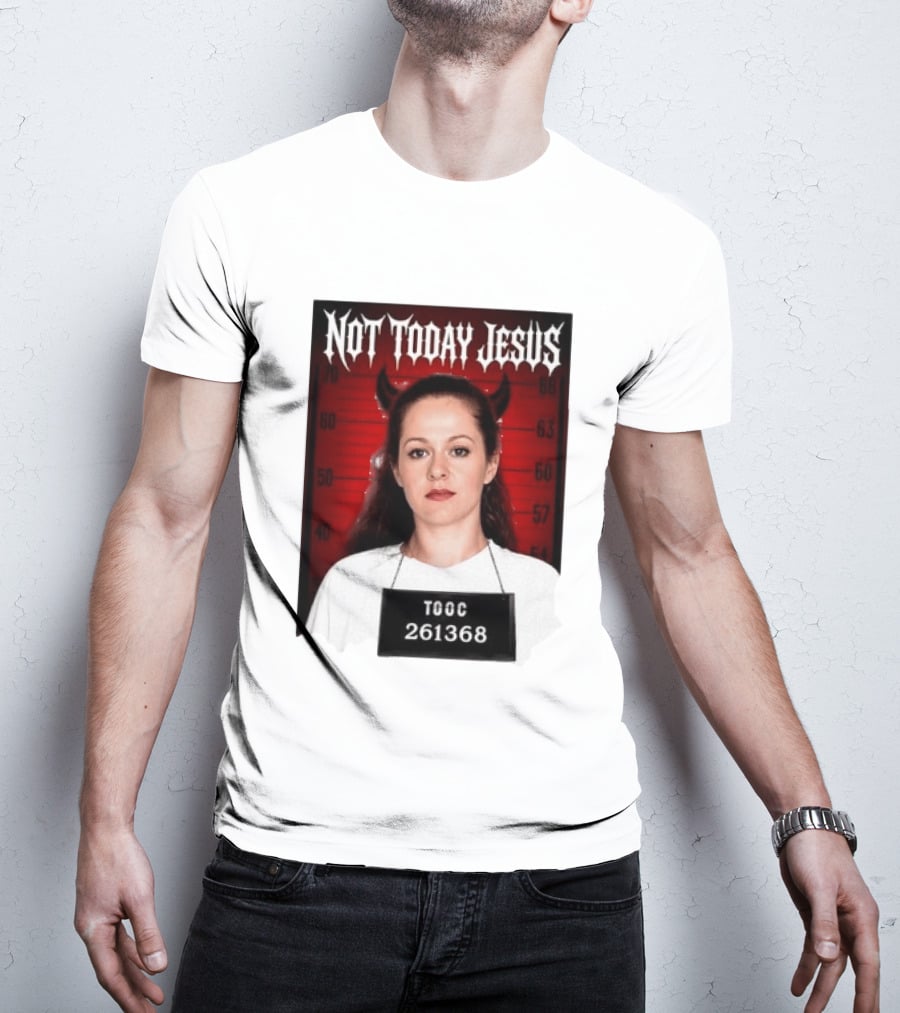 Not Today Jesus Devil Shot TOOC 261368 T-Shirt