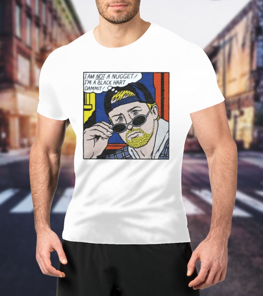 I Am Not A Nugget I'm A Black Hart Dammit Retro Comic T-Shirt