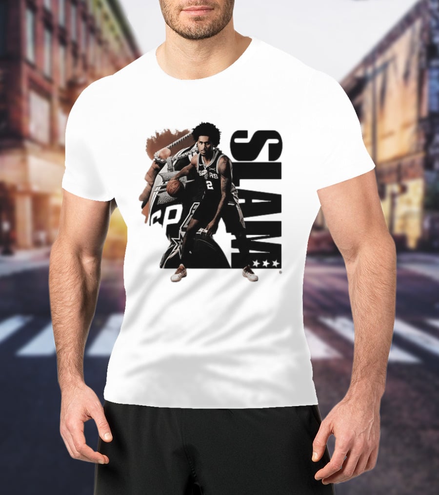 Dylan Harper 2 San Antonio Spurs SLAM 264 NBA Basketball T-Shirt