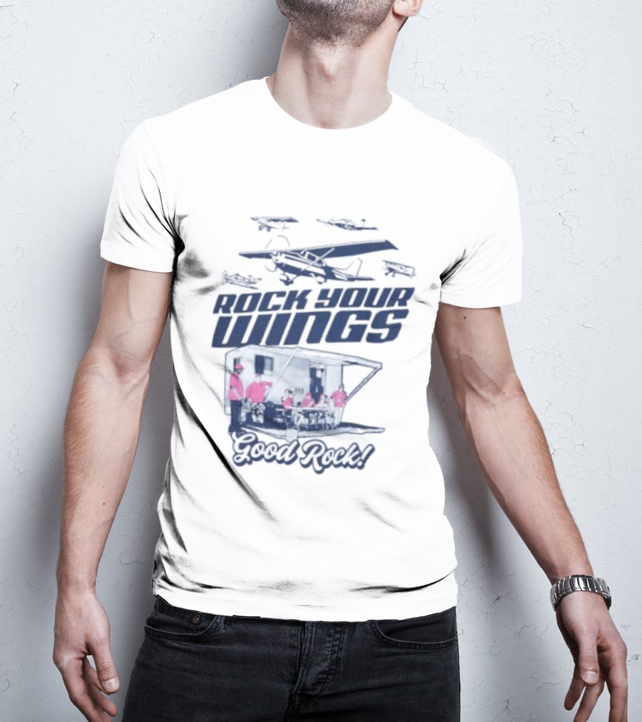 EAA AirVenture 2026 Rock Your Wings Good Rock Airplane Gathering T-Shirt