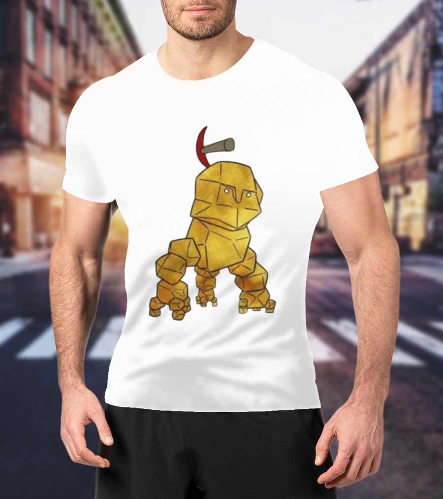 San Francisco 49ers Gold Rock Golem Miner Pickaxe T-Shirt