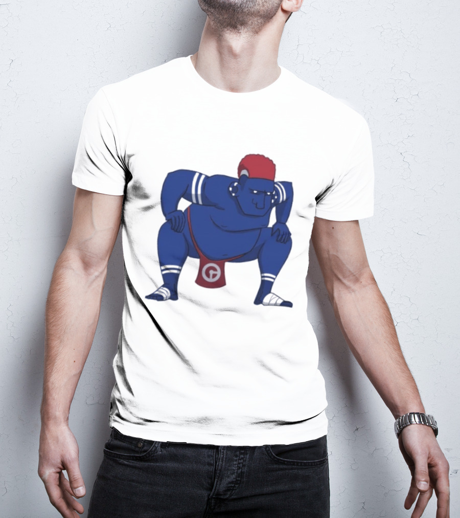 Hariyama Pokemon New York Giants Sumo Wrestler T-Shirt
