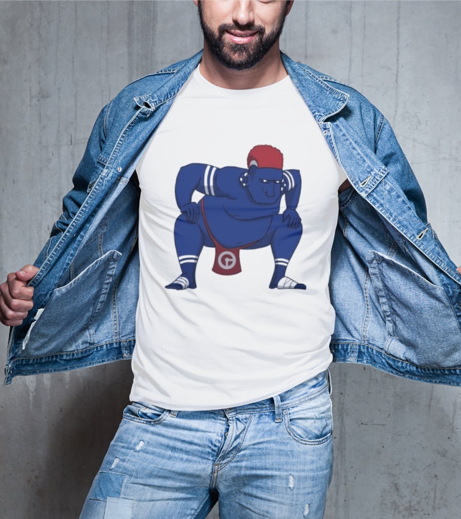 Hariyama Pokemon New York Giants Sumo Wrestler T-Shirt