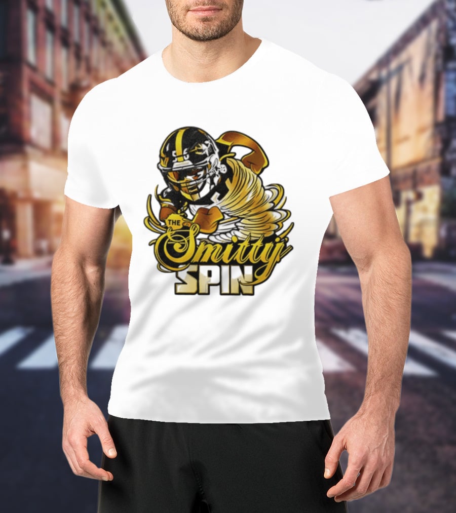 Smittyj Spin Alex Highsmith Pittsburgh Steelers Football T-Shirt