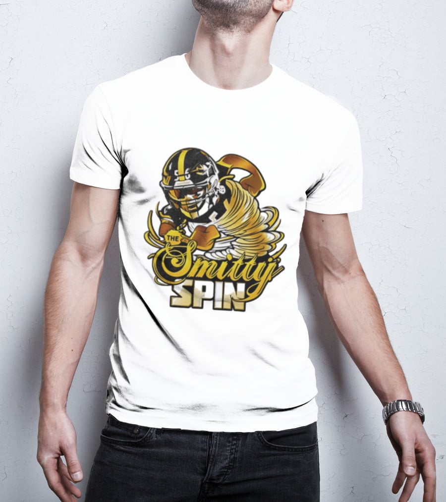 Smittyj Spin Alex Highsmith Pittsburgh Steelers Football T-Shirt