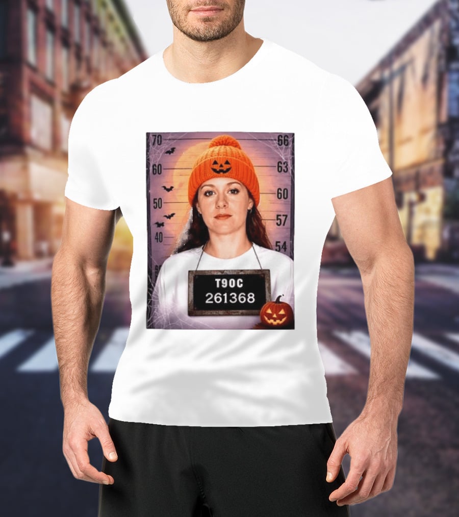 T90C Halloween Shot Pumpkin Hat 261368 T-Shirt