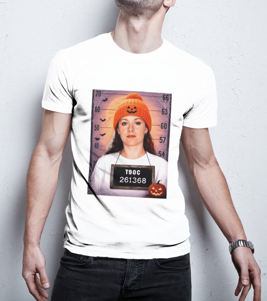 T90C Halloween Shot Pumpkin Hat 261368 T-Shirt