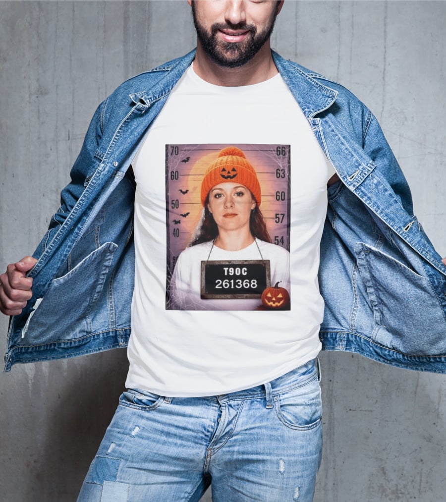 T90C Halloween Shot Pumpkin Hat 261368 T-Shirt