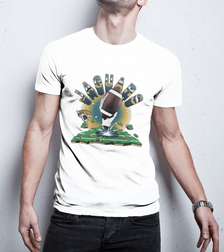 Jaguars Football 2026 Explode Clubhouse Jacksonville T-Shirt