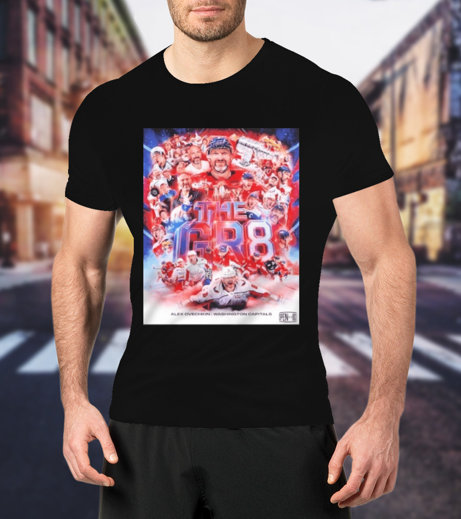 Alex Ovechkin The Gr8 Washington Capitals Open Ice Champions T-Shirt