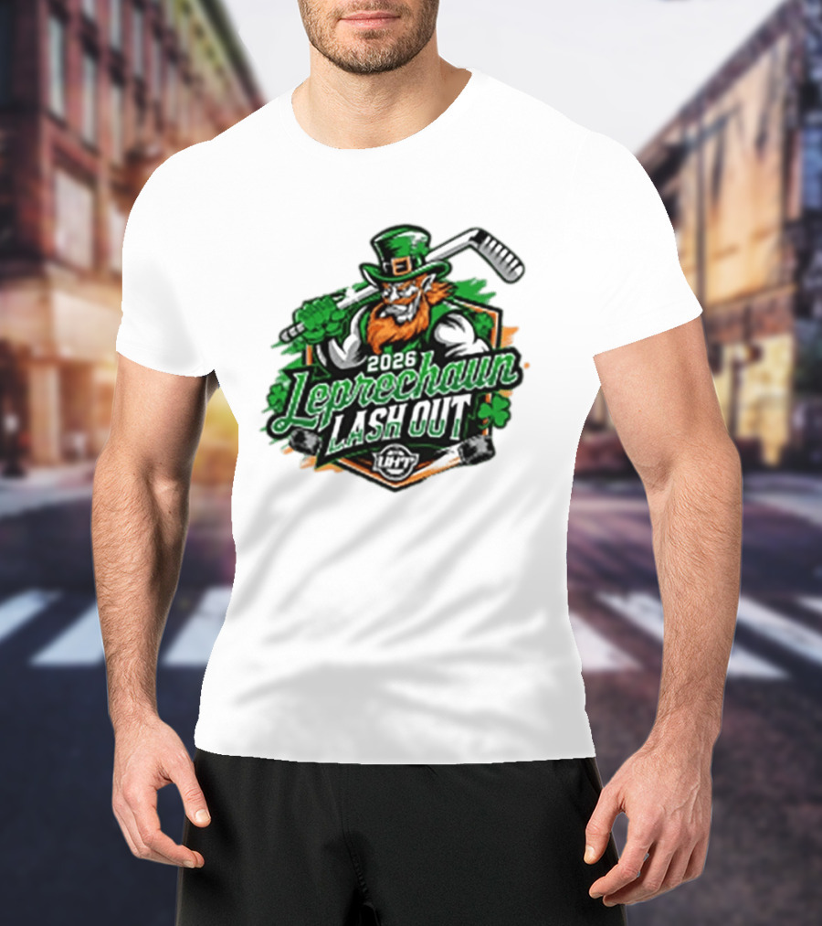 2026 Leprechaun Lash Out Hockey Logo Irish Hockey Players T-Shirt