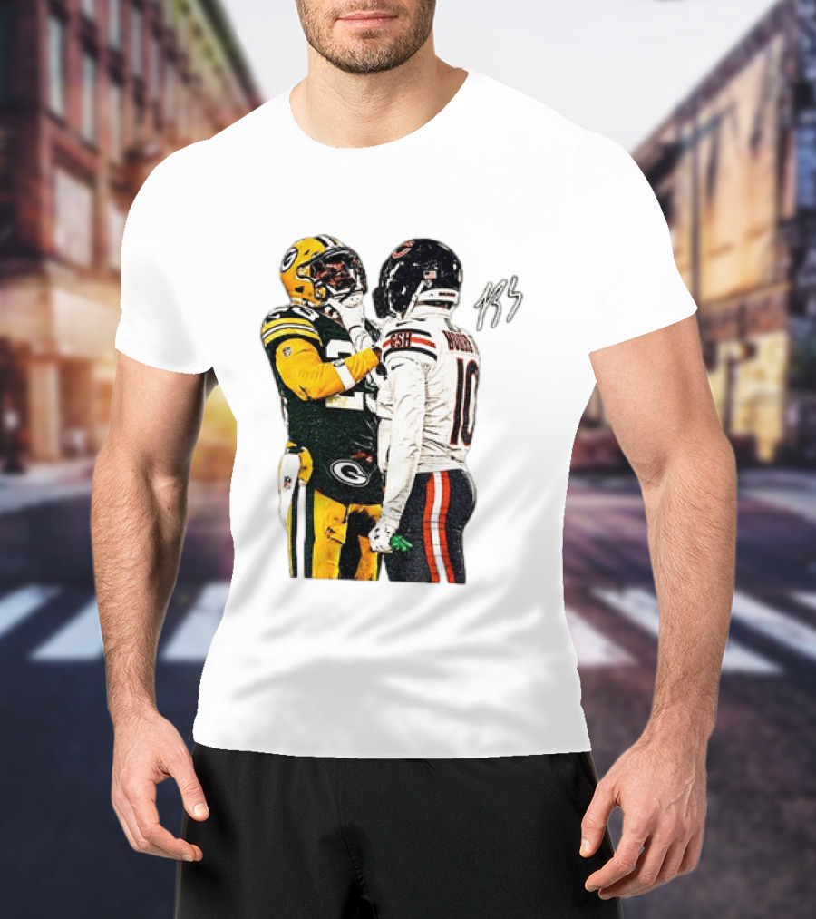 Luther Burden III Packers Bears Football Rivalry T-Shirt