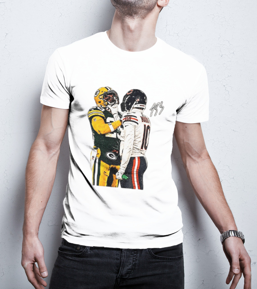Luther Burden III Packers Bears Football Rivalry T-Shirt