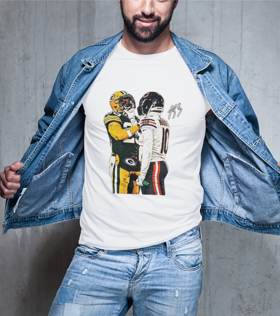 Luther Burden III Packers Bears Football Rivalry T-Shirt