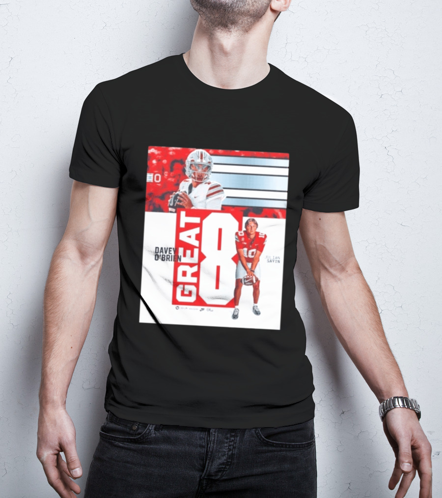 Ohio State Buckeyes Great 8 Julian Sayin Davey O'Brien Award T-Shirt