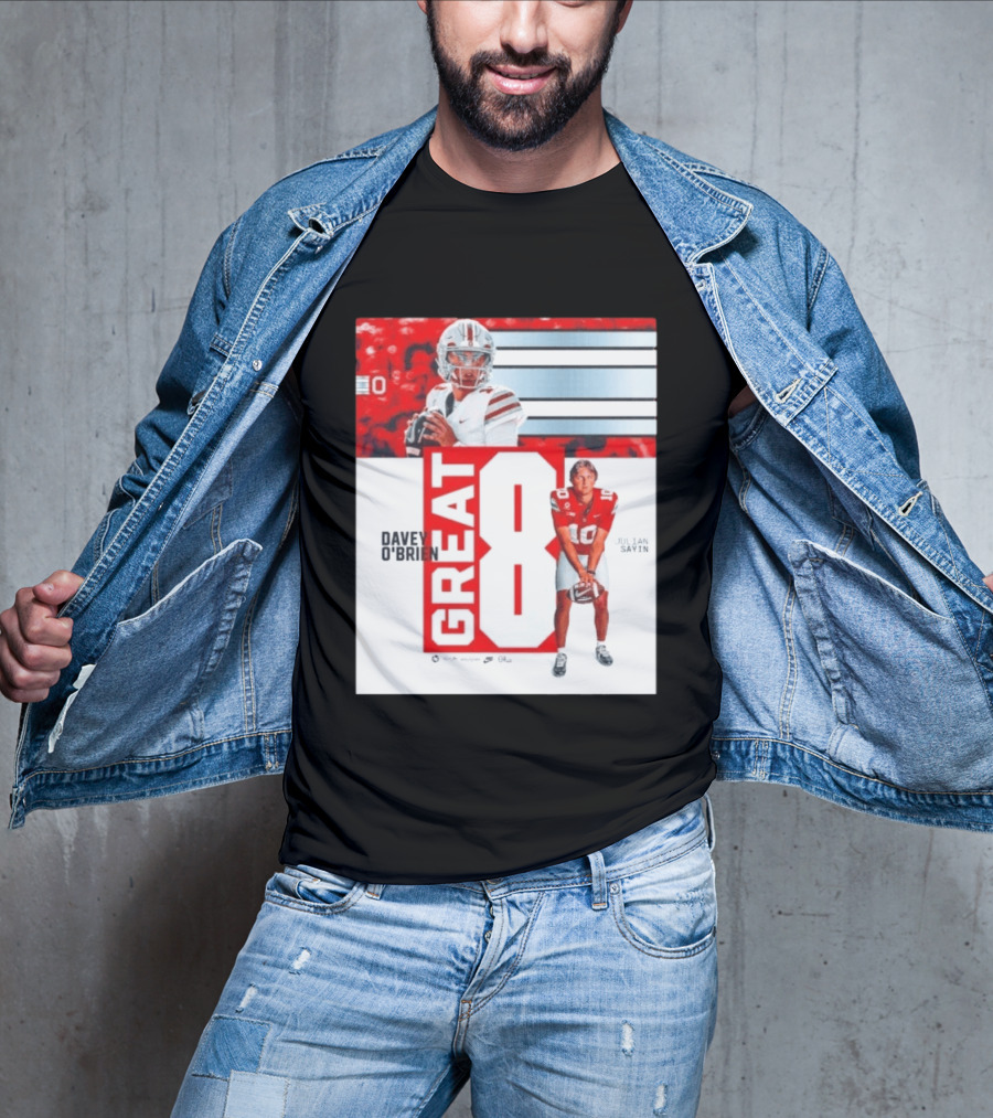 Ohio State Buckeyes Great 8 Julian Sayin Davey O'Brien Award T-Shirt